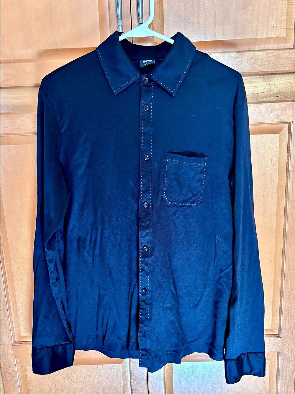 Hugo BOSS Men's Slim Fit Shirt in Black XL